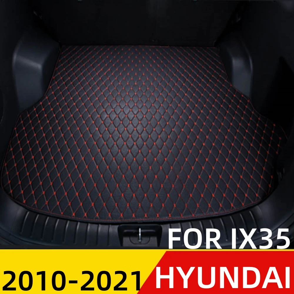 

Коврик для багажника автомобиля для HYUNDAI IX35 2010-21, для любой погоды, XPE, плоский, боковой, задний, грузовой, коврик, подкладка, авто, задние части, багажник, коврик