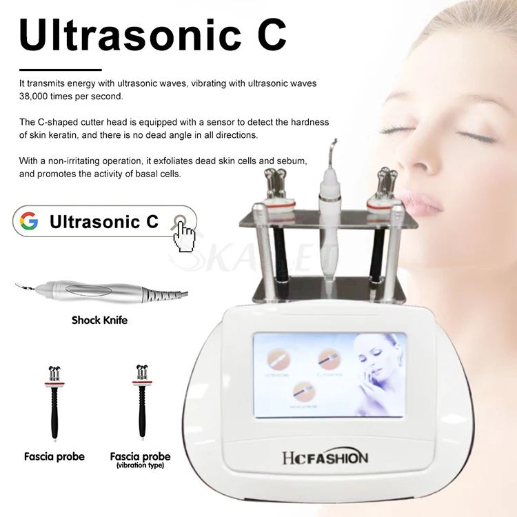 

Skin Care Device Facial EMS Electroporation Ultrasonic Face Massager Wrinkle Removal