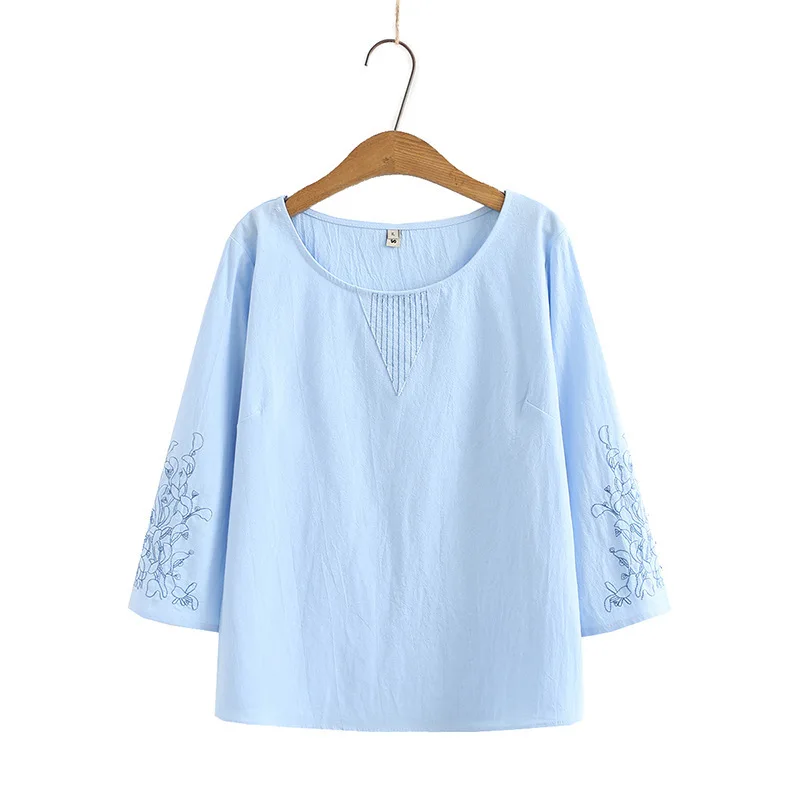 

Casual 2022 New Maternity Loose Round Neck Short Sleeve Pullover one