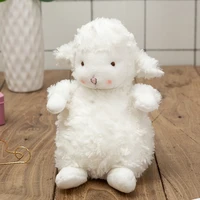 INS 18cm Kids Cute Cartoon Doll Blush Lamb Plush Baby Soft Soothing Toy Stuffed Soft Animal Sheep Gift For Valentine
