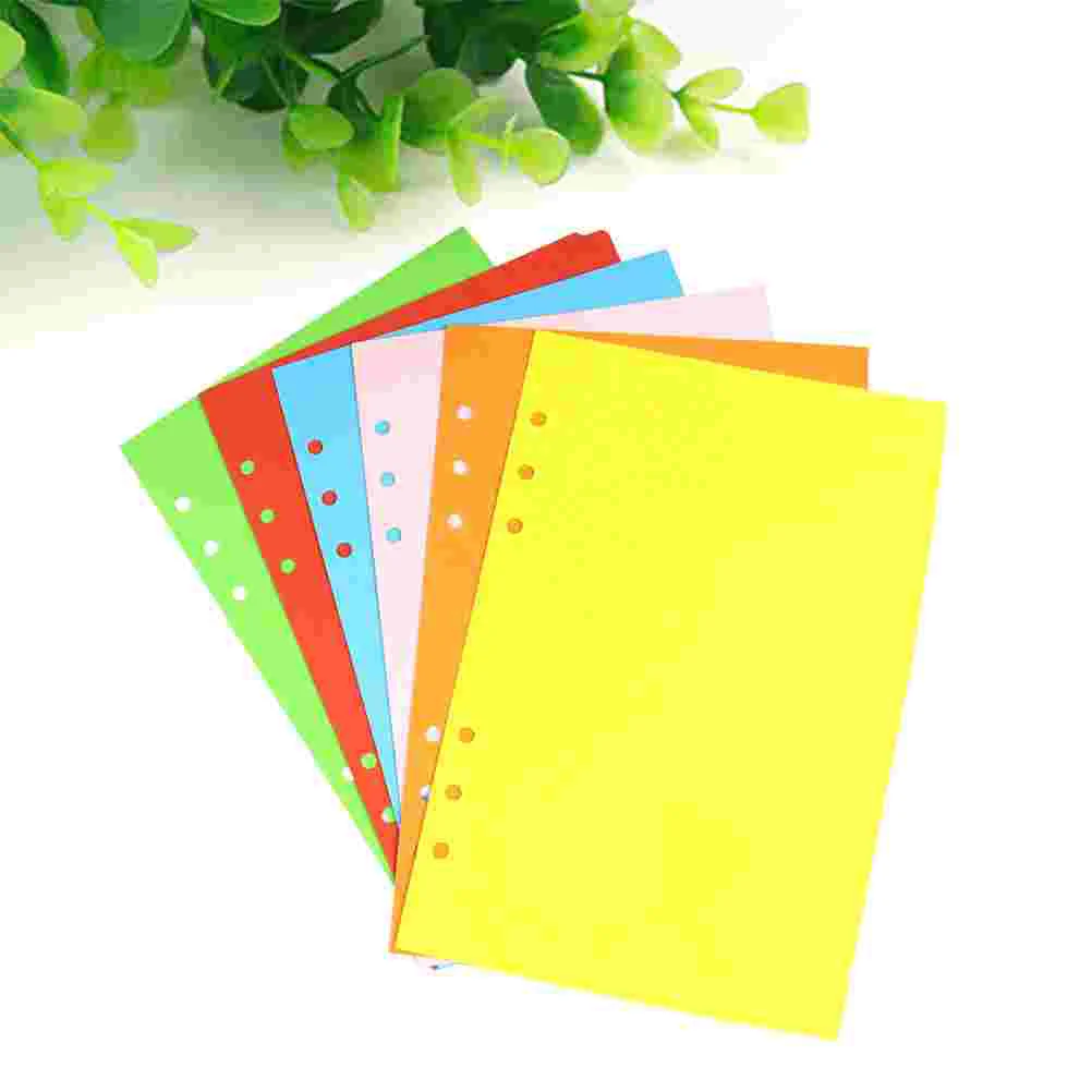 

6 Dividers A5 6-Holes Creative Filler Project Classified Lables Sorter Pages for Planner
