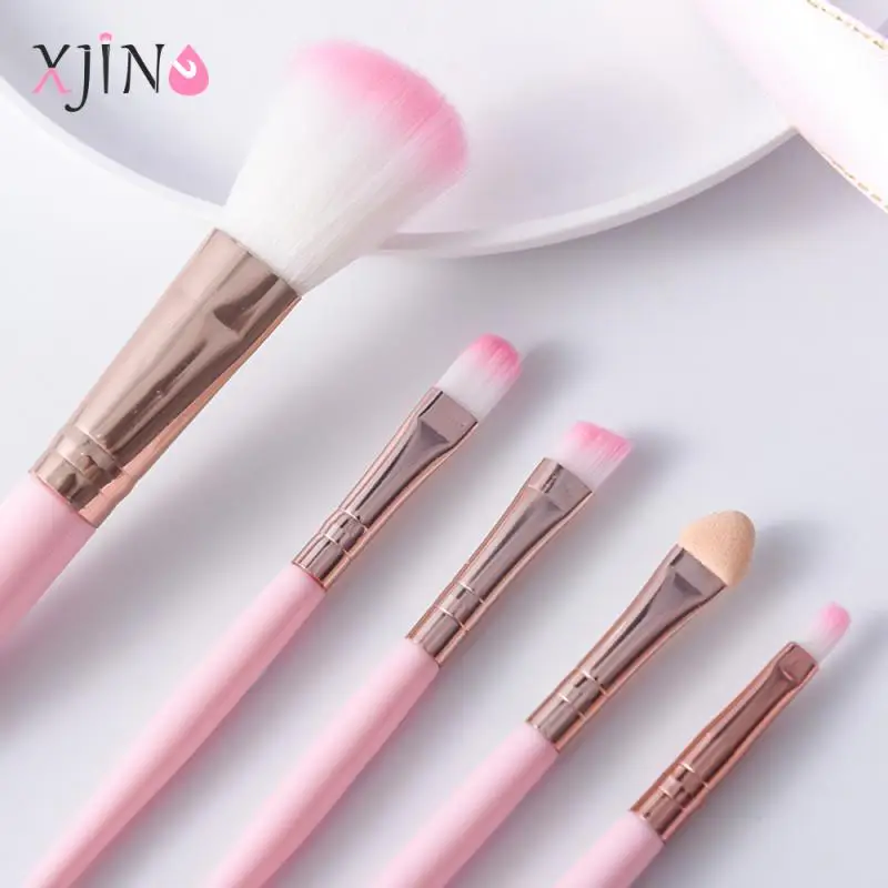 

XJING Portable Makeup Brushes Set Eye Shadow Foundation Powder Eyebrow Lip Concealer Blush Make Up Brush Cosmetic Brushes Kit