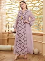 toleen women plus size maxi dresses large 2022 summer chic elegant long sleeve casual abaya evening party festival robe clothing