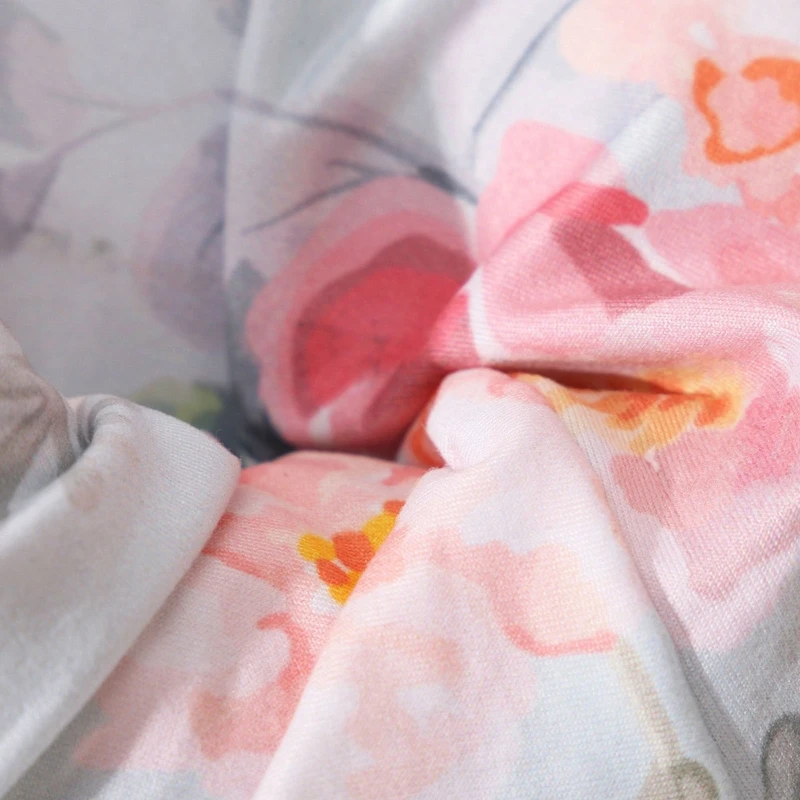 

2 Pcs Newborn Photography Props Baby Flower Printed Romper Bow Headband Outfit Infants Photo Shooting Bowknot Hairband Jumpsuit