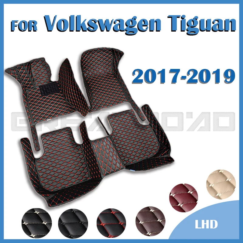 

Car Floor Mats For Volkswagen Tiguan 2017 2018 2019 Custom Auto Foot Pads Automobile Carpet Cover Interior Accessories