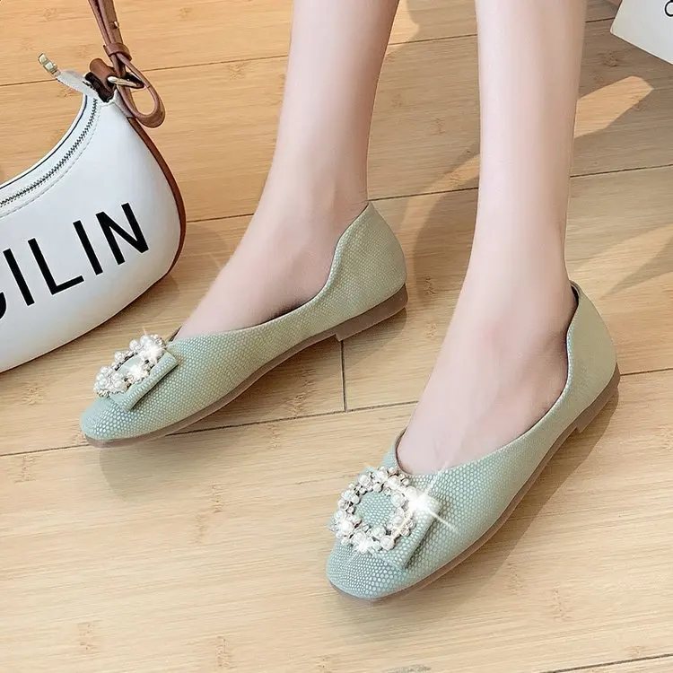 

Туфли женские без застежки, мягкая удобная классическая обувь с квадратным носком, лето 2023