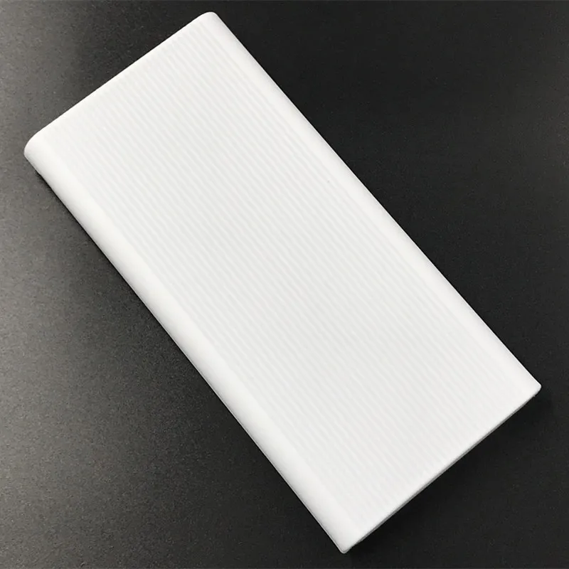Силиконовый защитный чехол для Xiaomi Power Bank 2 поколения 10000 мАч два USB-порта - купить