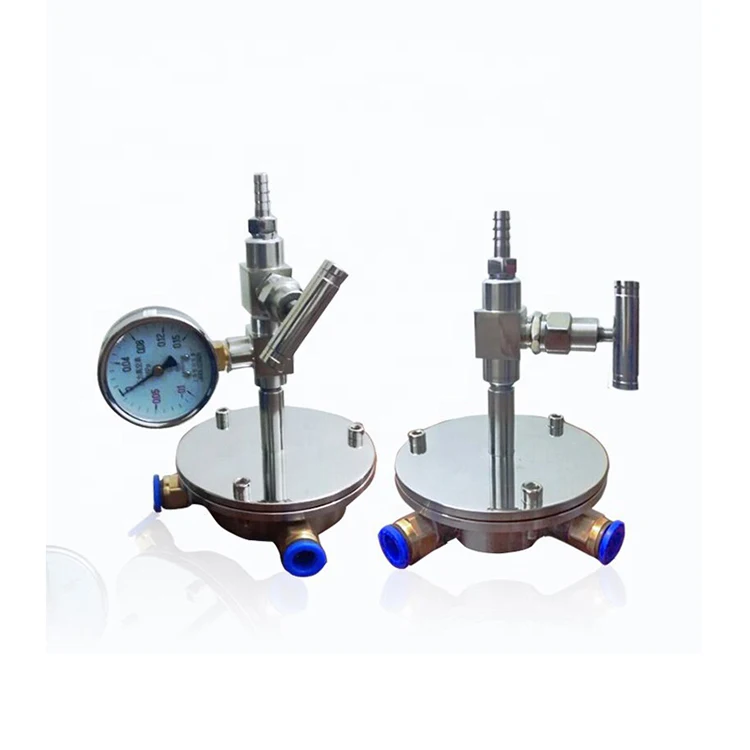 Vacuum Sealing Assembly for Single End 50mm dia. Tube with Meter/Valve - TN-EQ-HFL-50
