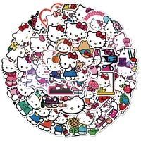 1050pcs anime hello kitty stickers cute cartoon sticker pack waterproof for phone motorcycle graffiti decal classic kids toys