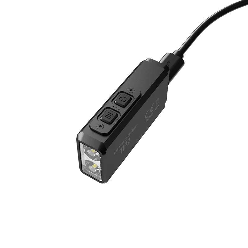 NITECORE TIP2 Flashlight Keychain CREE XP-G3 S3 720 Lumens LED key lamp Powerful Light USB Rechargeable EDC torch with Battery |