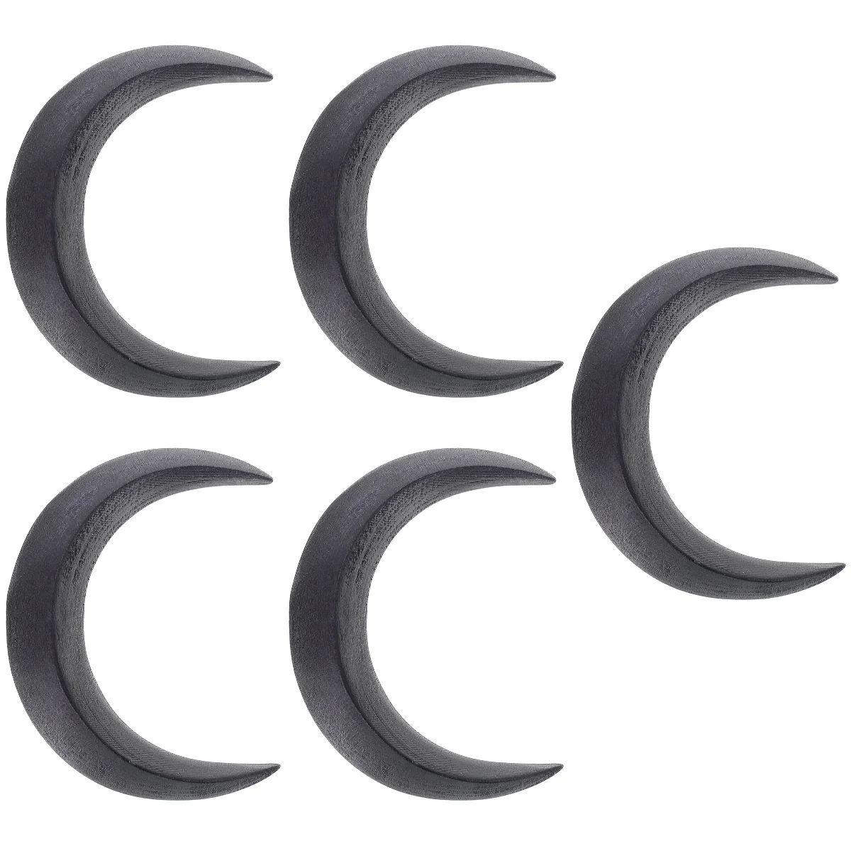 

5pcs Practical Hair Stick Hair Decor Moon Shape Hair Stick Hair Ornament
