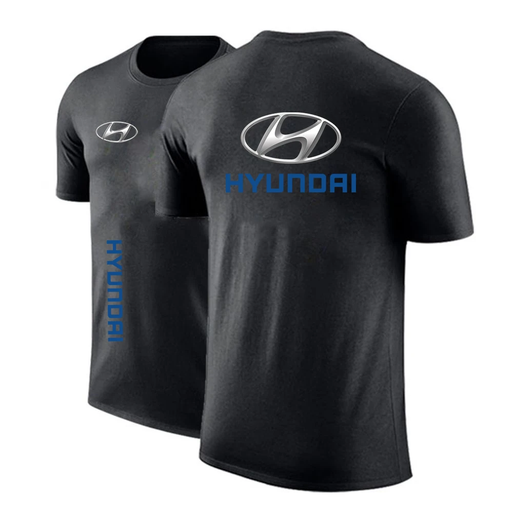 

2022 Hyundai Motor Summer Custom Round Neck Punk Hip hop Print Short Sleeve Tops Sweatshirts Leisure T shirts