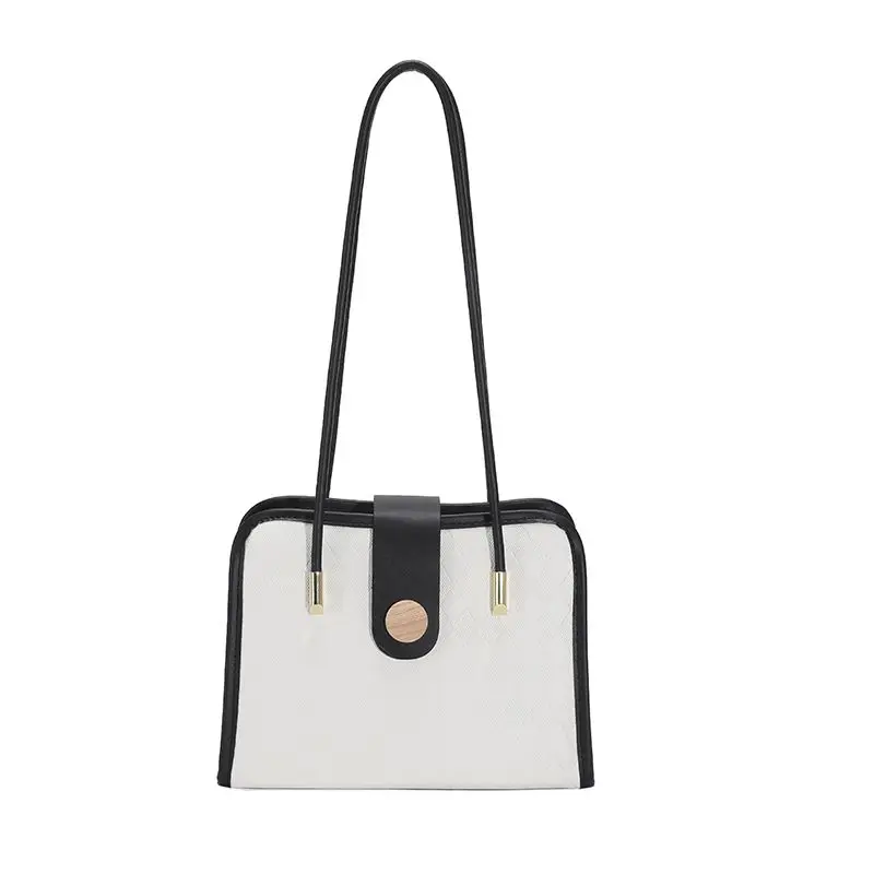 

Fashion PU Leather Portable Diamond Bag Simple Style Elegant Women's Large Shoulder Bag High Quality Fashion Shopping Bag