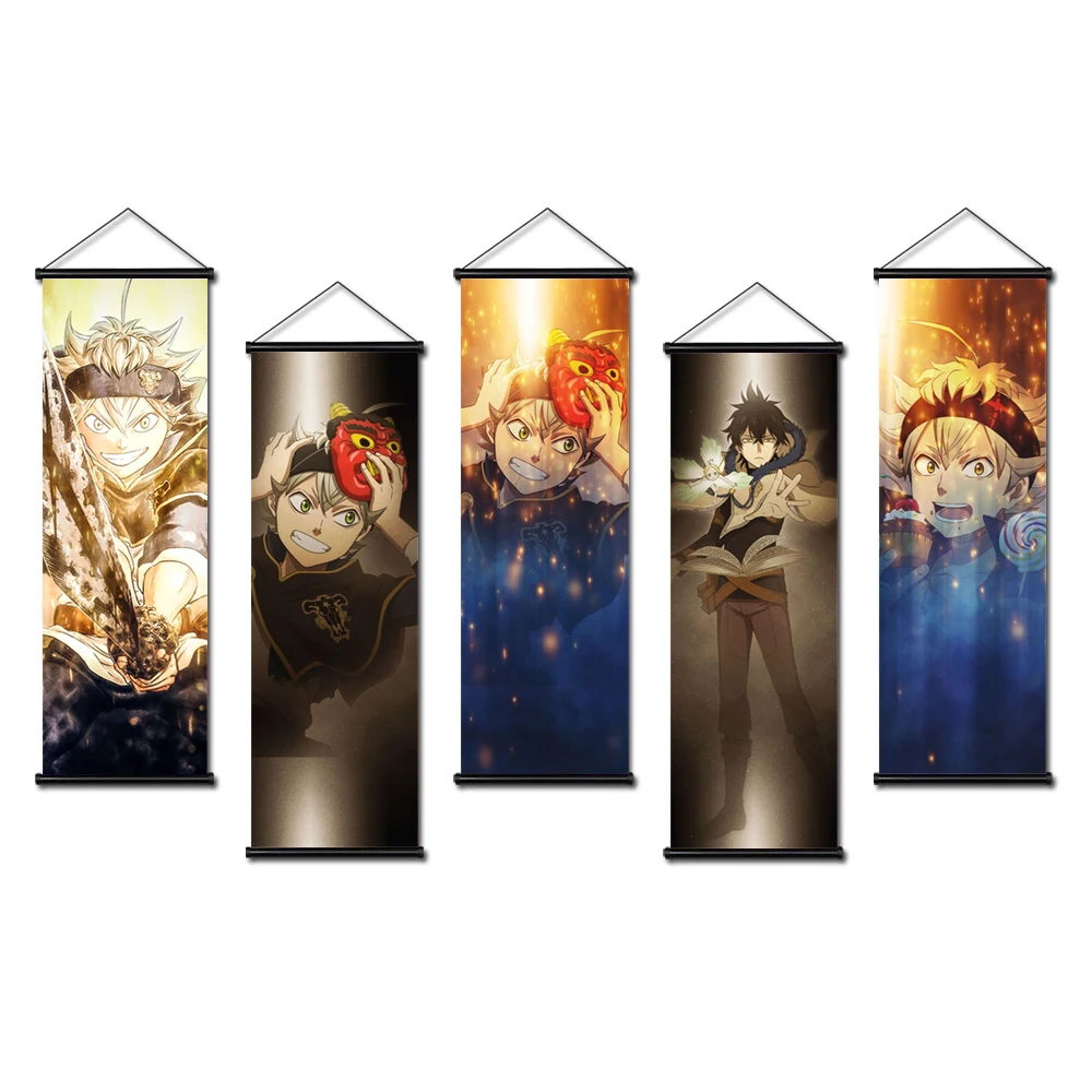 Постер Noell Silva HD Yami Sukehiro картина на стену печать черного клевера Висячие свитки