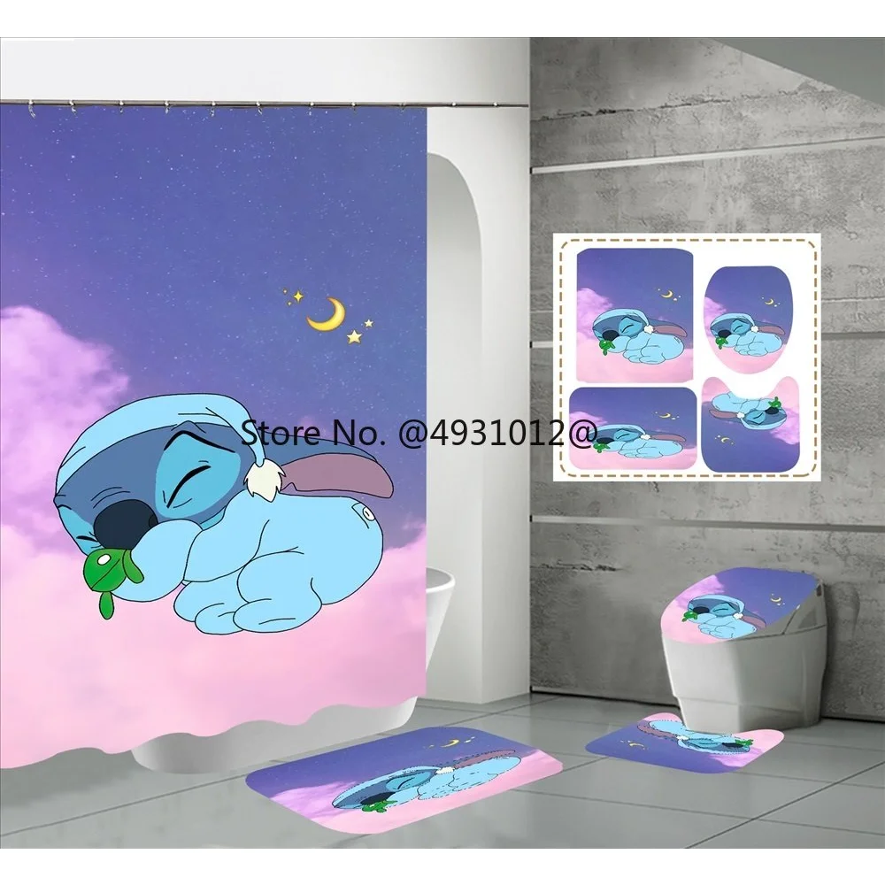 

Комплект водонепроницаемых штор для душа из «Лило Стич», 2023