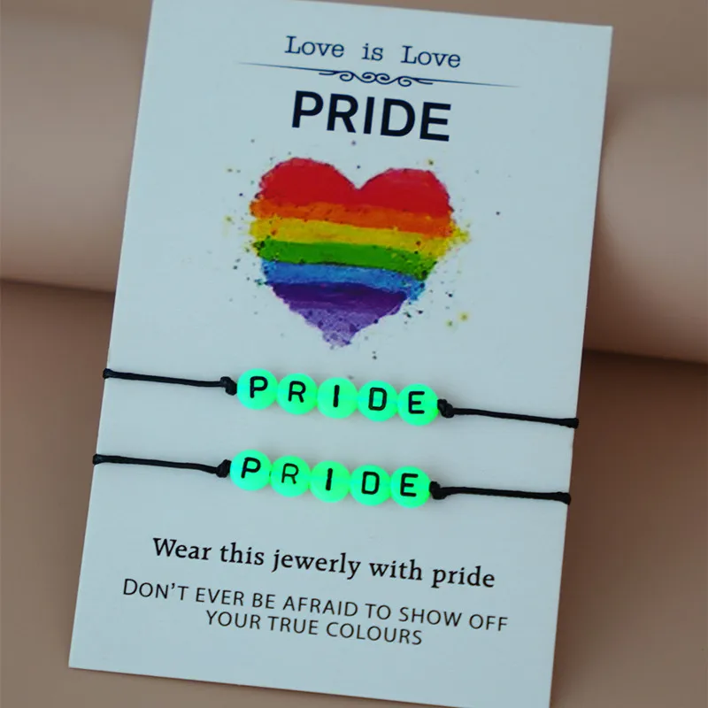 

LGBT Pride Bracelets Florescent Light Party Cool Stuff