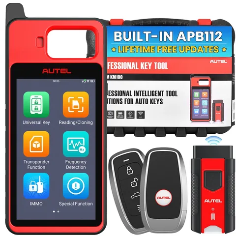 Autel MaxiIM KM100 KM100X ключ инструмент для автомобиля IMMO Универсальный генератор ключей Поддержка всех ключей потеря, добавить ключ, удалить ключ программатор