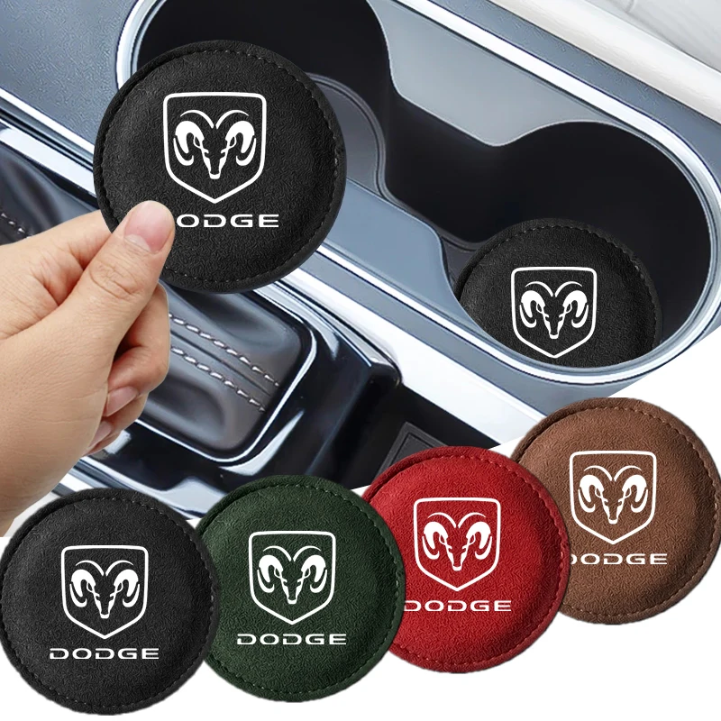 

Car Coaster Anti-Slip Pad Cup Holder Mat Accesorios For Dodge Journey Caliber Challenger Charger Nitro Ram 1500 Dart Durango