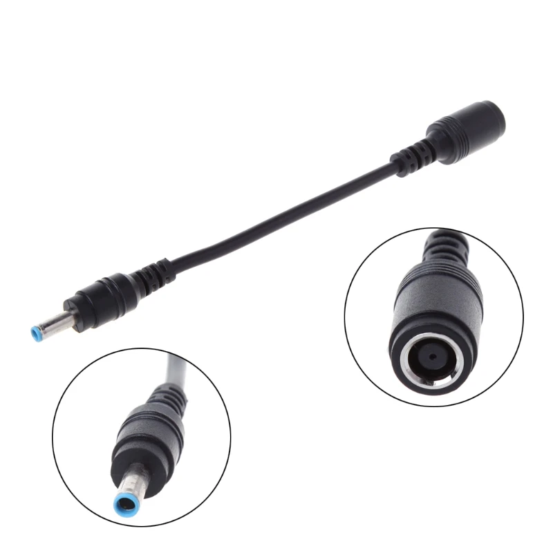 

7.4x5.0mm Female To 4.5x3.0mm Male Tip Power Adapter Converter Cable For Hp