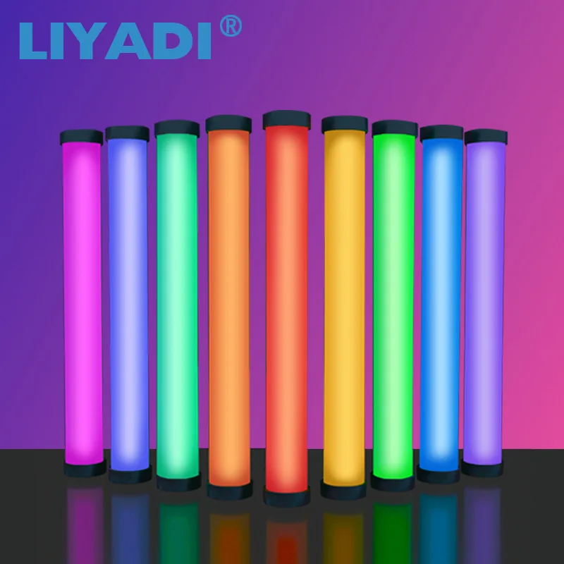 

Songman PavoTube II 6C LED RGB Light Tube Портативная ручная фотография Осветительная палочка CCT Mode Фотографии Видео Мягкая ручная светодиодная лампа