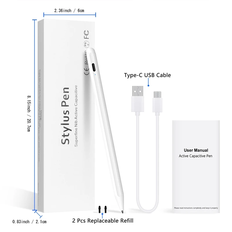 Стилус для Apple Pencil 2 стилус iPad Pro 11 12 9 7 Air 3 Mini 5 активный карандаш без задержки ручка