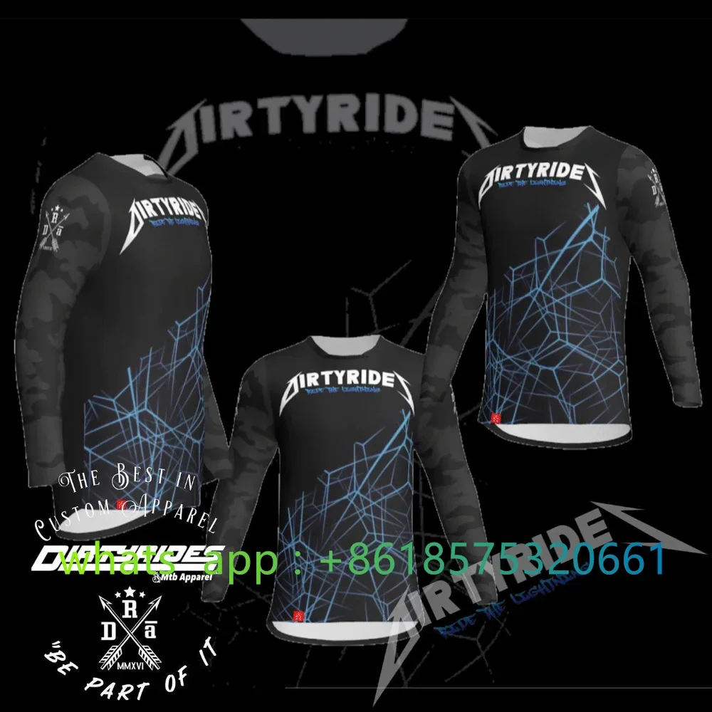 Мужская майка для горного велосипеда Dirtyrides 2022 летняя быстросохнущая футболка