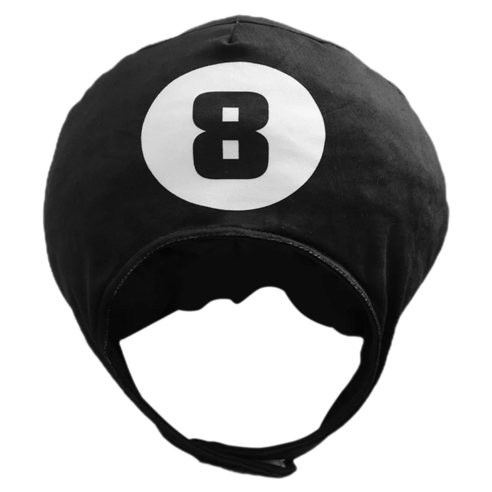 

Plush Billiard Ball Hat Festival Headgear Funny Photo Prop Decorative Headwear Cartoon Hat