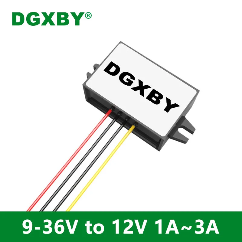 

DGXBY DC Voltage Regulator 12V/24V to 12.1V 1A 2A 3A Power Conversion Module 9-36V to 12V Buck-boost CE RoHS Certification