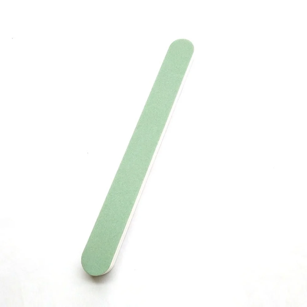 

20pcs Green and white thickened polishing strip nail polish strip polishing file