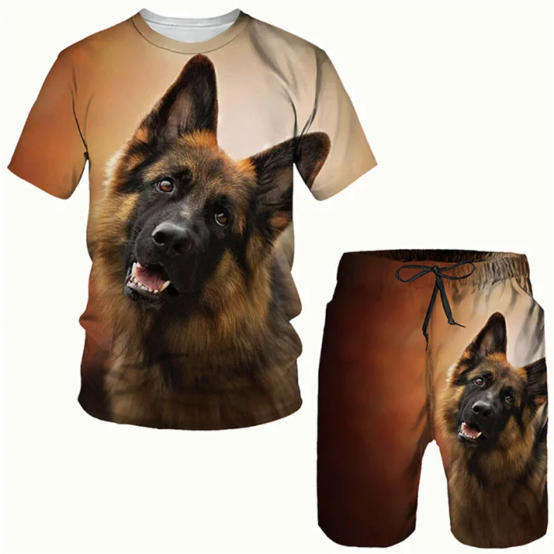 

Custom 3D Printed T-shirt Shorts Set Mens Summer Sportswear Tracksuit Summer O Neck Short Sleeve Cool Mens Clothing Suit