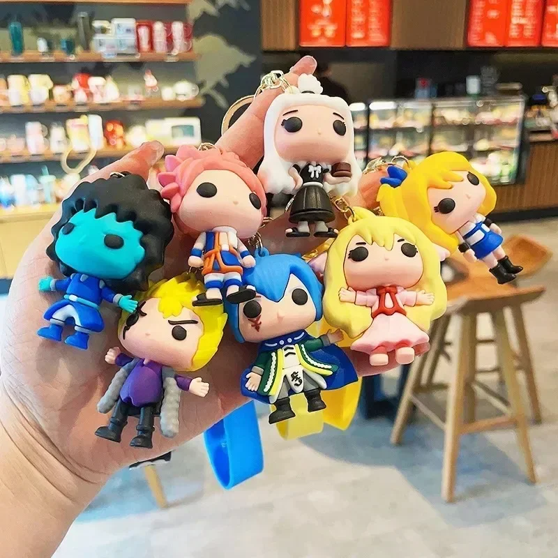 Горячий Fairy Tail Нацу Серый Люси Эрза Брелок Милые Персонажи Сумка Подвеска