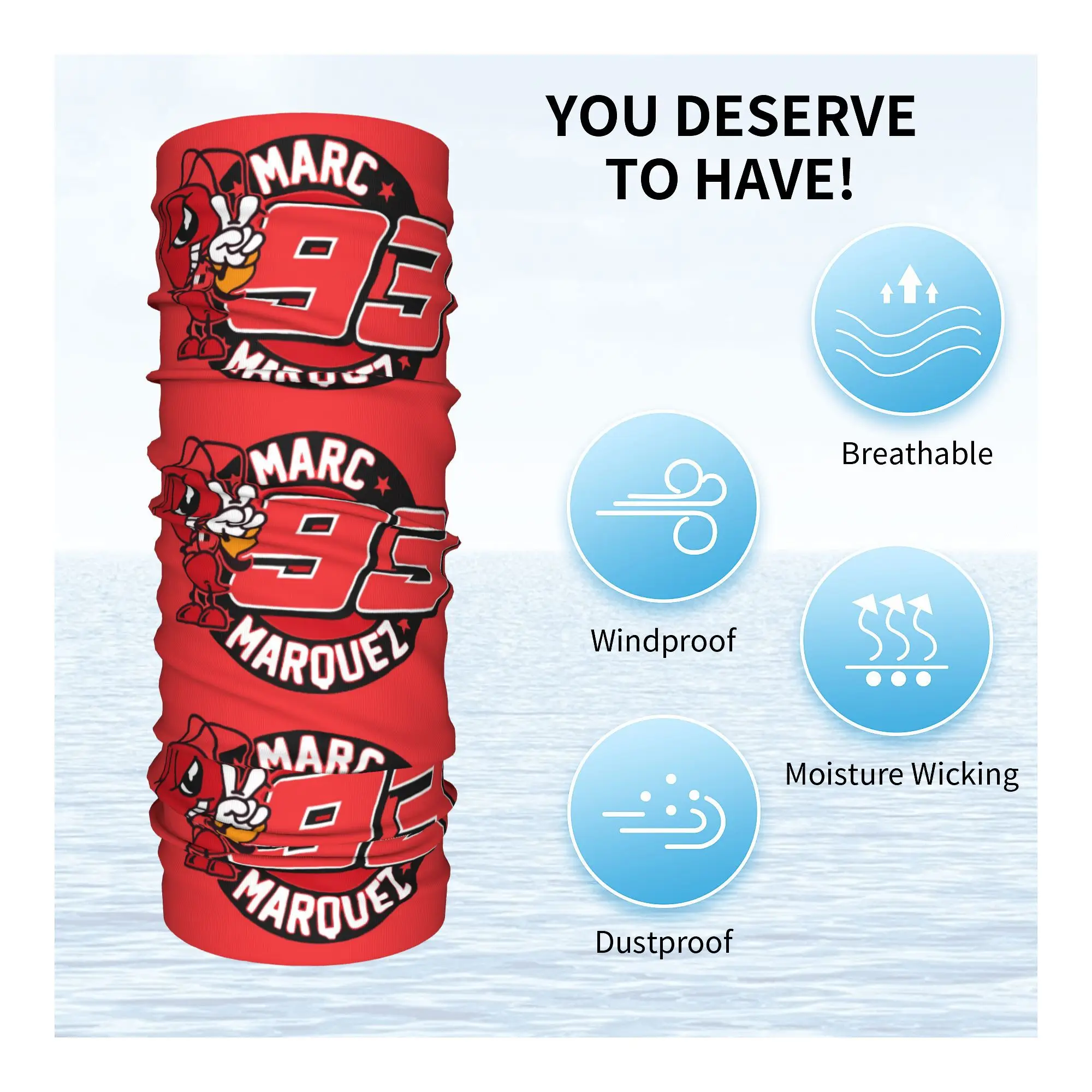 Пользовательские 93 Marquezs Marxs автомобильная мотоциклетная бандана зимняя