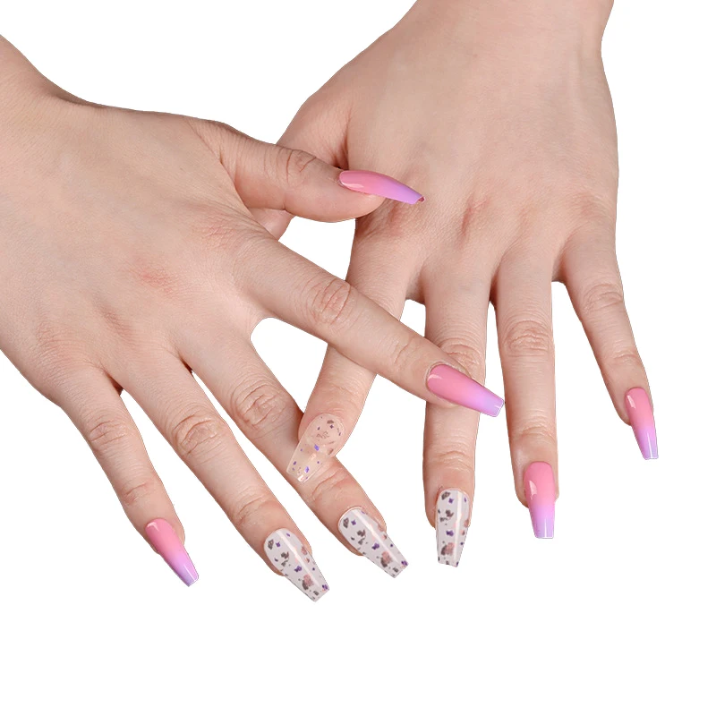 

Оптовая цена, длинный пресс для ногтей, индивидуальные искусственные ногти для женщин