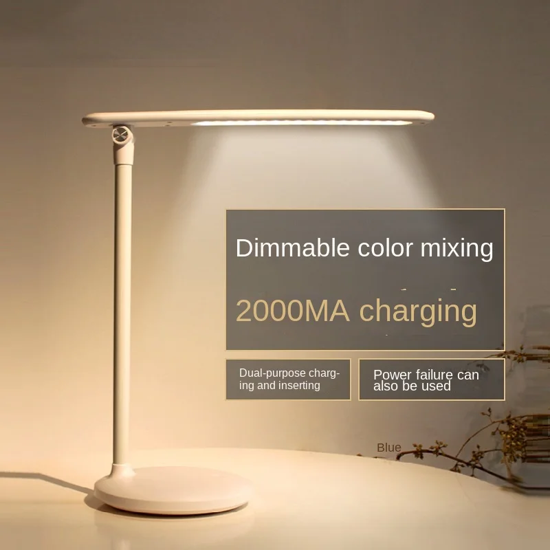 

Светодиодный светильник для студенческого общежития, спальни, настольная лампа для чтения с защитой глаз и сенсорной регулируемой яркость...