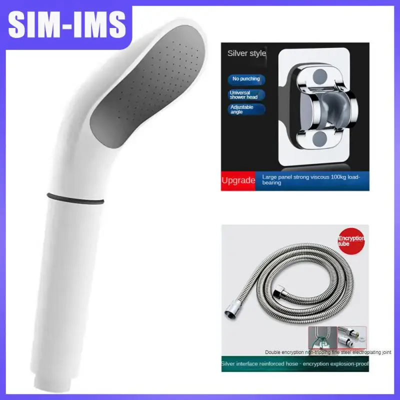 

No Drilling Anti-blocking Design Pressurized Shower Antiseptic Durable Wide Angle Shower With Filter Element Rust-resistant