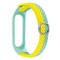 bracelet for xiaomi mi band 6 5 strap adjustable nylon braided for mi band 5 4 3 correa wristband for miband watch bracelet