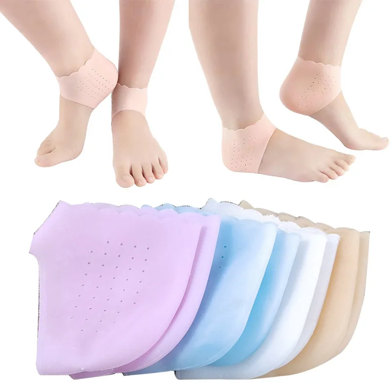 1-pair-silicone-feet-care-socks-moisturizing-gel-heel-thin-socks-with-hole-cracked-foot-skin-care-protectors-lace-heel-cover