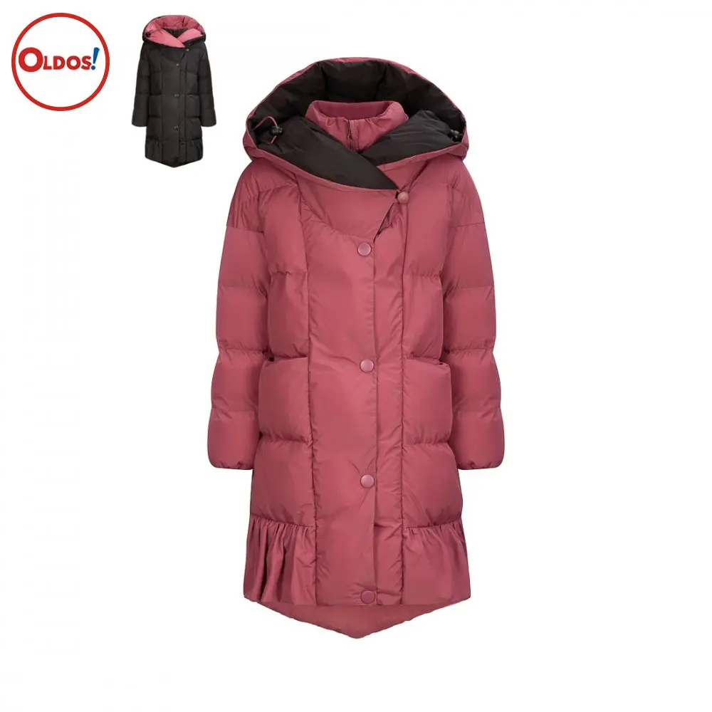 OLDOS Зимнее пальто (куртка) для девочки Лика 6 7 8 9 10 11 12 13 лет 122 128 134 140 146 152 158 размер