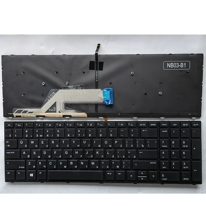 

New Russian RU laptop Keyboard for HP Probook 450 G5 455 G5 470 G5 650 G4 650 G5
