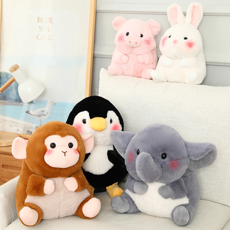 

Плюшевые животные, плюшевые игрушки, мультфильм, аниме семья для детей, мягкая кукла, Детские успокаивающие игрушки, рождественские подарки, милые мягкие игрушки