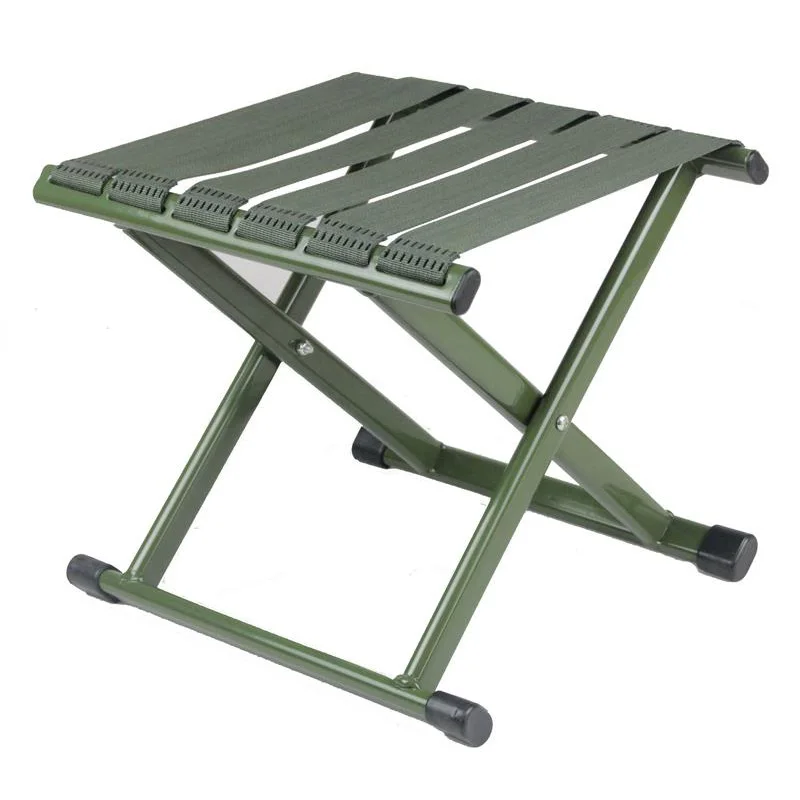 Fishing Chair Army Green Outdoor Fishing Mini Portable Small Bench Military Super Light Wearable Fishing Folding Stool