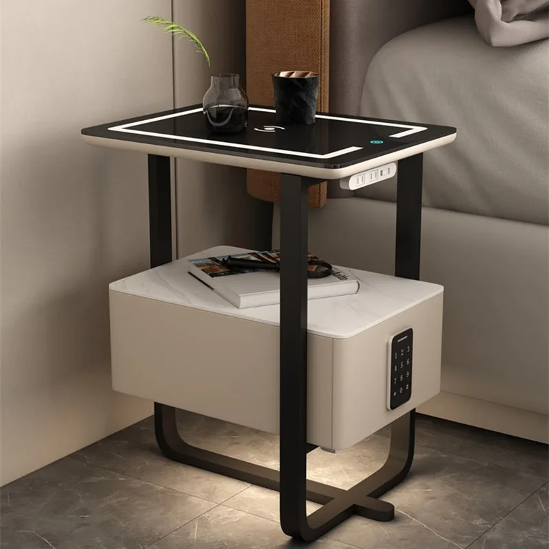 

Side Table Comfortable Nightstands Bedroom Drawers Created Smart Bedside Tables Dressers Szafka Nocna Nordic Furniture TY25XP