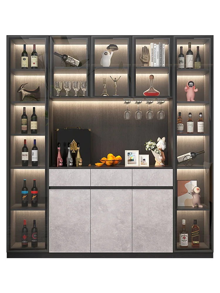 Обеденный боковой винный шкаф современный простой светильник роскошная