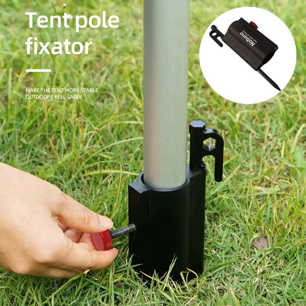 

Палатка из алюминиевого сплава для кемпинга, тент для ногтей, Солнцезащитный шест, фиксирующая трубка, заземляющий держатель