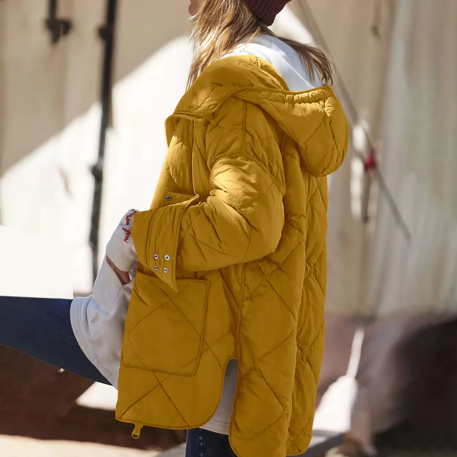 Теплая Повседневная легкая женская парка модная мягкая зимняя куртка 2024