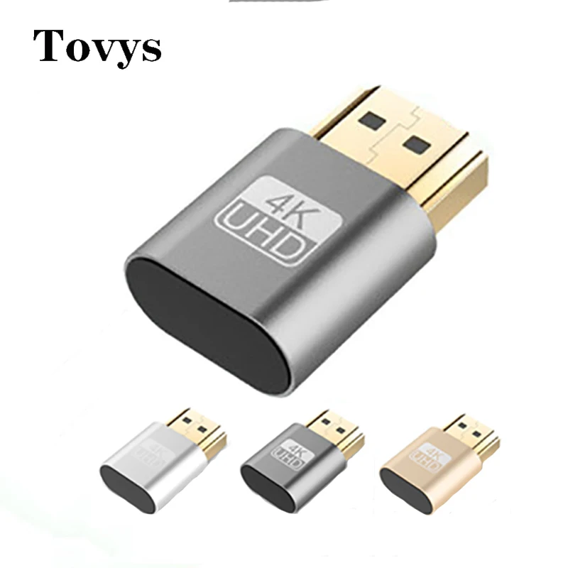 HDMI-совместимый виртуальный дисплей 4K HDMI-совместимая Подключаемая штепсельная