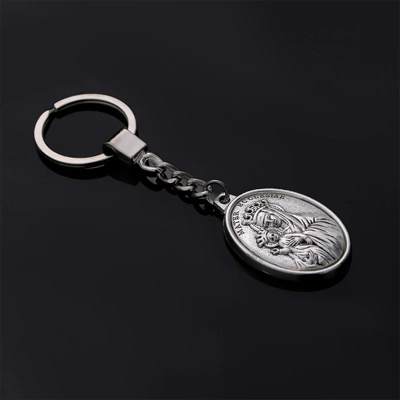 Брелок для ключей с изображением святых Кристофера брелок Подарочная бижутерия