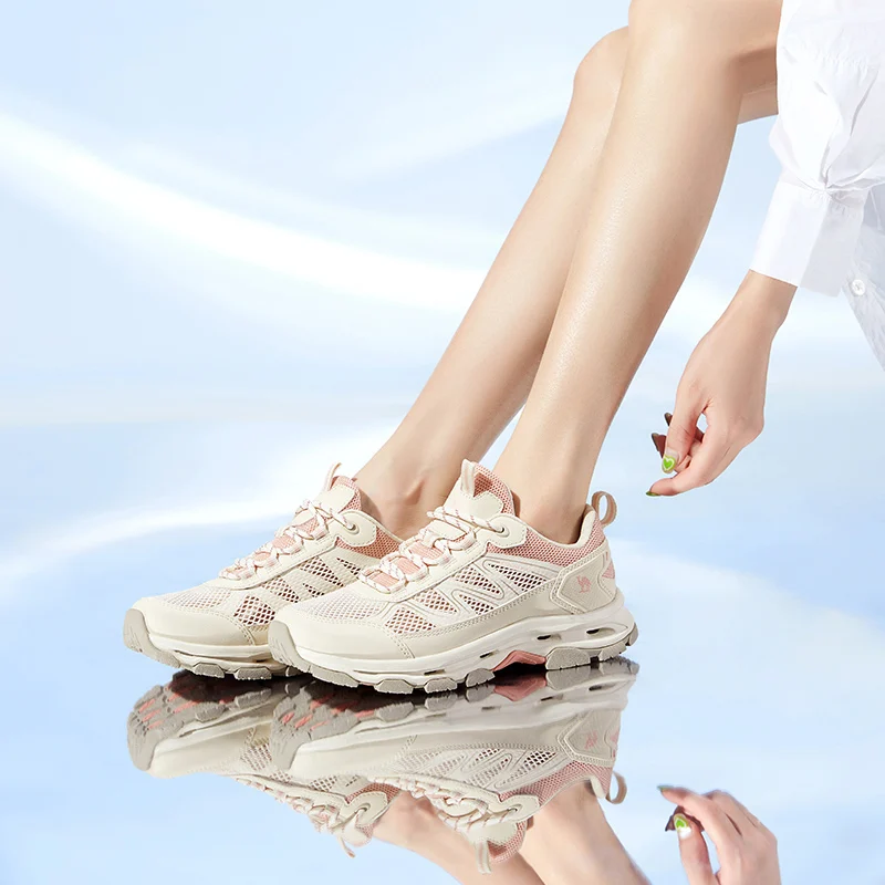 GOLDEN CAMEL Outdoor Hiking Shoes Men Women Low-cut Sneakers Non-slip Breathable Thick-soled Running Shoes for Men 2023 Summer