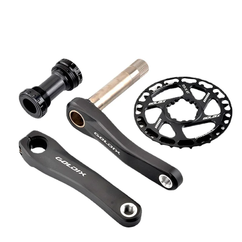 150MM Long Ultralight Children's Bicycle Folding Bicycle Shifting System Hollow One Piece Crankset Bicycle Riding Parts