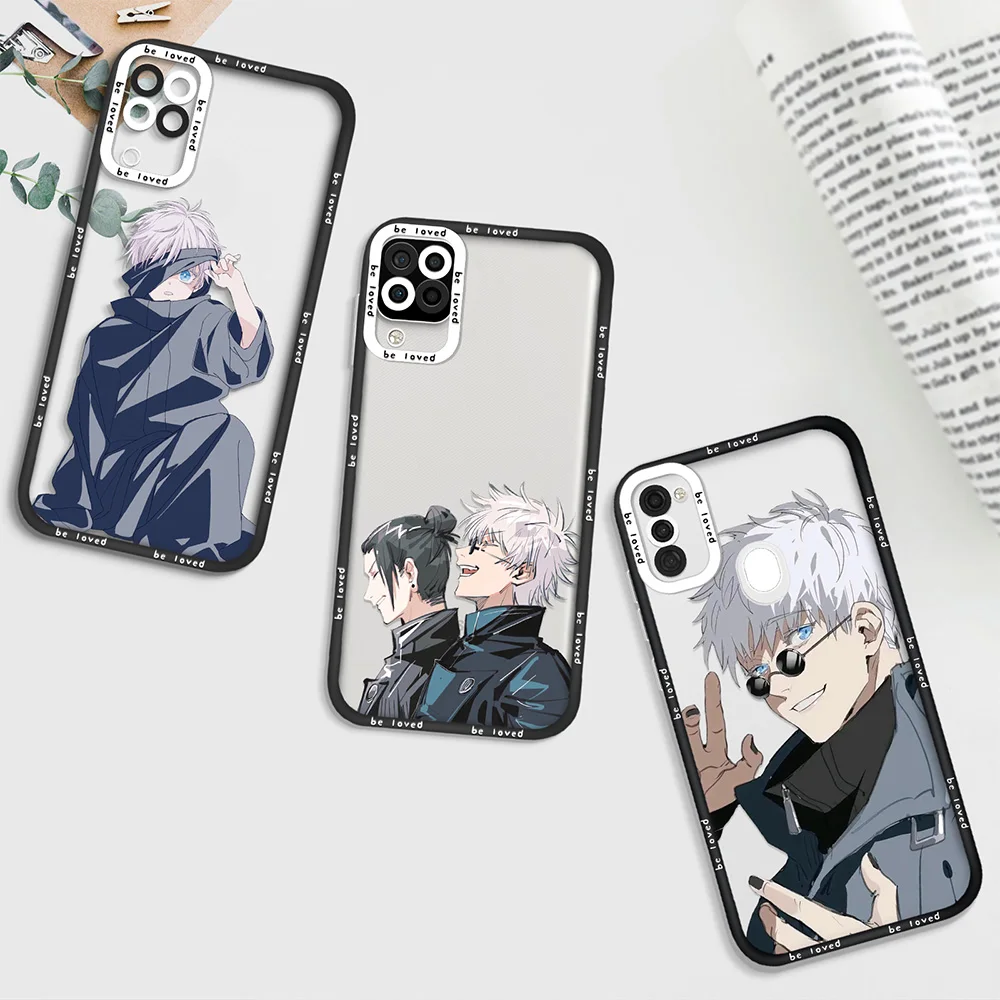 

Jujutsu Kaisen Phone Case for Samsung Galaxy S22 Plus Ultra A72 A52 A52S A53 5G A71 A11 A12 A21S A32 4G Transparent Cover